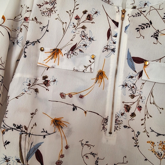 ANGVNS, Medium, Women's Long Sleeve Zippered Top - Picture 8 of 9